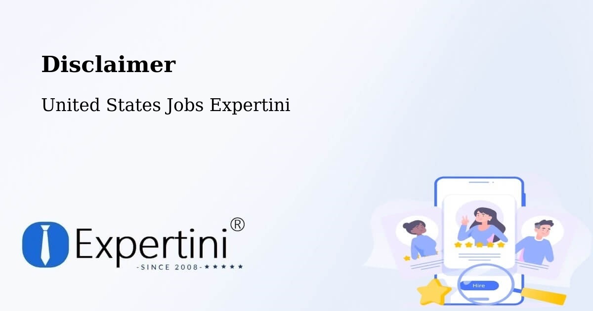 Disclaimer – Gardner - United States Jobs Expertini