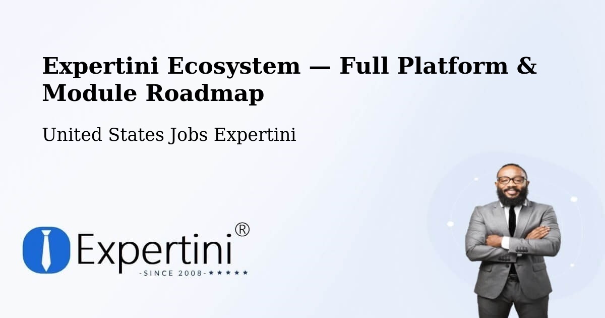 Expertini Ecosystem — Full Platform & Module Roadmap – Gardner